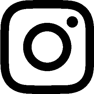 Instagram Logo in schwarz