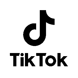 TikTok Logo in schwarz